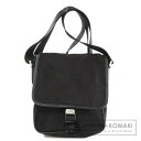 プラダ ロゴプレート ショルダーバッグ ナイロン素材 レディース 【中古】【PRADA】