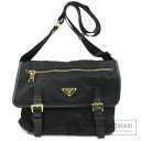 プラダ BT0953 ロゴ金具 ショルダーバッグ ナイロン素材 レディース 【中古】【PRADA】