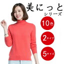 ニット ハイネック タートルネック【今年ニット】レディース ニット 洗える カシミアタッチ ウール ハイネック セーター ニットハイネック ロング 冬 黒 赤 【メール便送料無料 代金引換不可】