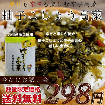 辛子高菜の革命食！【今だけ送料無料298円】辛さも薫りも楽し...