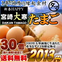 2013年の予約限定販売【送料無料】大寒たまご30個(縁起卵...
