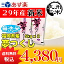 (送料無料)(29年産新米)【無洗米】福岡県産夢つくし5kg...