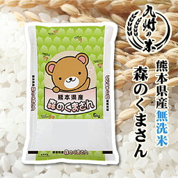 【令和5年産】送料無料 <strong>無洗米</strong> 熊本県産 森のくまさん 5kg