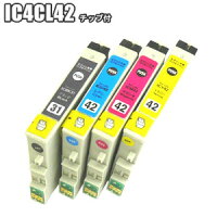 ★【セット】エプソンIC42系+ICBK31対応インクセット×5■EPSONIC4CL42/はがき/印刷