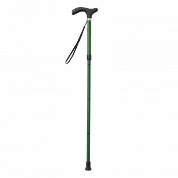 伸縮折りたたみ杖 スタイルステッキ 軽量 CH233122 G・グリーン