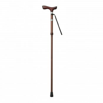 伸縮折りたたみ杖 とってもステッキ カラー 96cmタイプ CH23A121 C・ブラウン