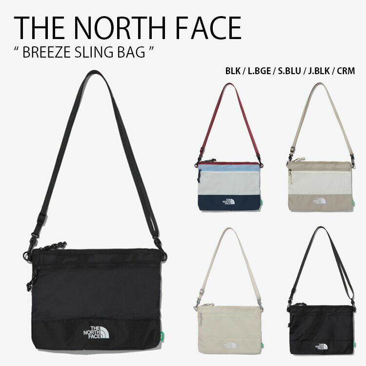 THE NORTH FACE <strong>ノースフェイス</strong> ショルダーバッグ BREEZE SLING BAG ブリーズ スリング バッグ クロスバッグ サコッシュ バッグ ミニバッグ ブラック ベージュ ブルー ロゴ メンズ レディース 男性用 女性用 男女共用 NN2PP09A/B/C/D/E【中古】未使用品