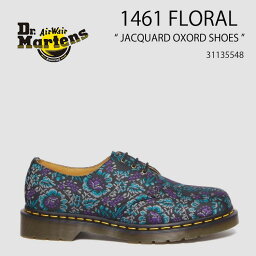 Dr.Martens <strong>ドクターマーチン</strong> 1461 Floral Jacquard Oxord Shoes1461 Floral Jacquard Oxord Shoes31135548 BLACK/PURPLE Floral Jacquard フォーラム ジャガード ブラック パープル メンズ レディース 男性用 女性用 ユニセックス【<strong>中古</strong>】未使用品