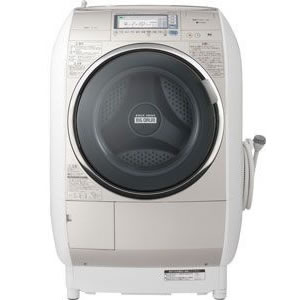 日立【左開き】10kg ドラム式洗濯乾燥機 BD-V9400L-W（パールホワイト）★【BDV9400L】■Nanaはクレジット決済も可能です■