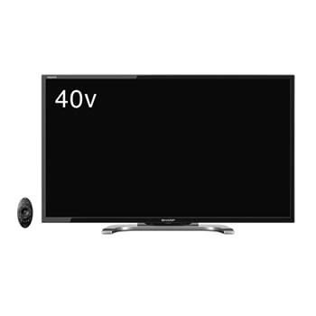 シャープ【フリースタイルAQUOS】40V型デジタルフルハイビジョンLED液晶テレビLC-40F3-B（ブラック系）★【LC40F3】