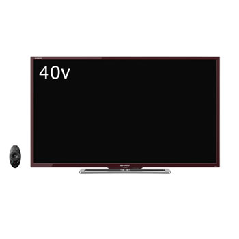 シャープ【フリースタイルAQUOS】40V型デジタルフルハイビジョンLED液晶テレビLC-40F5-R（レッド系）★【LC40F5】■Nanaはクレジット決済も可能です■