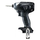 日立工機【HITACHI】コードレスインパクトドライバー(本体のみ)ブラック WH14DKL-NN-B★【(NN)(B)14.4V】