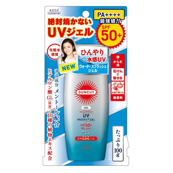 サンカット日やけ止めジェル スプラッシュ100g 日焼止め UVケア ジェル 日焼け止め …...:l-plus:10151599