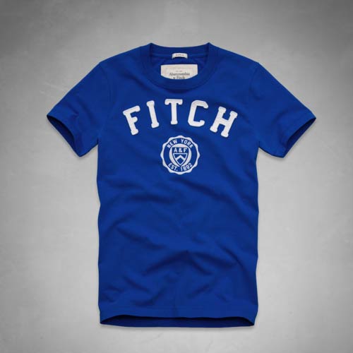 アバクロンビー＆フィッチ 正規品 アバクロ Abercrombie＆Fitch メンズ Tシャツ：Jay Range Tee - Blue