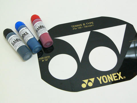 【送料無料】YONEX(ヨネックス)ステンシルマークTYPE　Bインクセット　AC502B