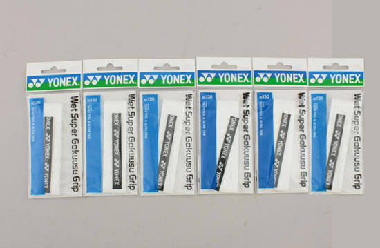 【送料無料】【同色ホワイト6個セット】YONEX(ヨネックス)ウエットスーパー極薄グリップ…...:la-foresta:10012208