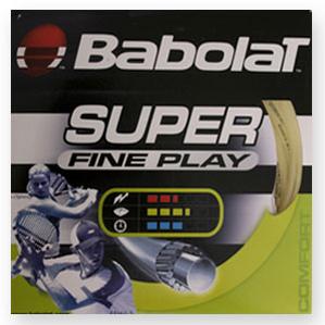 【送料無料】BABOLAT(バボラ)SUPER　FINE　PLAY　125　ホワイト（スーパー　ファイン　プレイ　125　ホワイト）10934