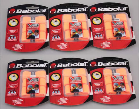 【送料無料】【オレンジ6個】BABOLAT(バボラ)VSグリップグリップテープ3本入り6個BA12788-OR【smtb-m】オレンジ6個！メール便で送料無料