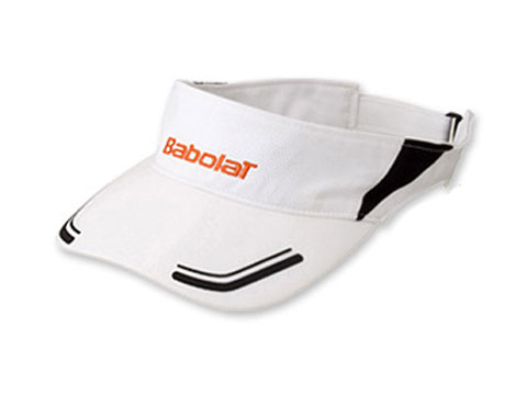 【送料250円】BABOLAT(バボラ) バイザーブラックBAB-C126-WH【11☆】