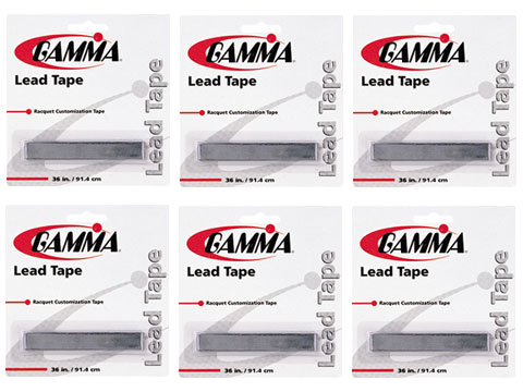 【送料無料】【6個セット】GAMMA(ガンマ)LEAD　TAPE（レッドテープ）1ENO6511