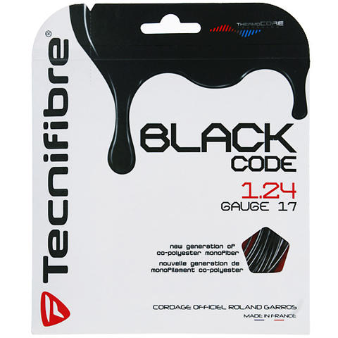 【送料無料】Tecnifibre(テクニファイバー)BLACK　CODE　1．24（ブラック　コード）TFGP11【smtb-m】メール便で送料無料！！