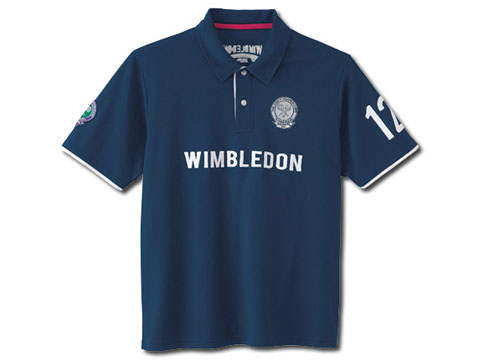 【送料無料】prince(プリンス)WIMBLEDON(ウインブルドン) ポロシャツネイビーLサイズWBU1100-127-L【11☆】