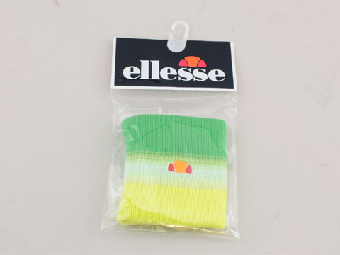 【よりどり2個で送料無料】ellesse(エレッセ)グラデーションリストバンドエナジーグリーンEAC2100-EG【11☆】