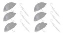 【送料無料】【12本セット】低公害ビニール傘60cm ジャンプ傘白610648-WH-12SET【定番】【雨傘】