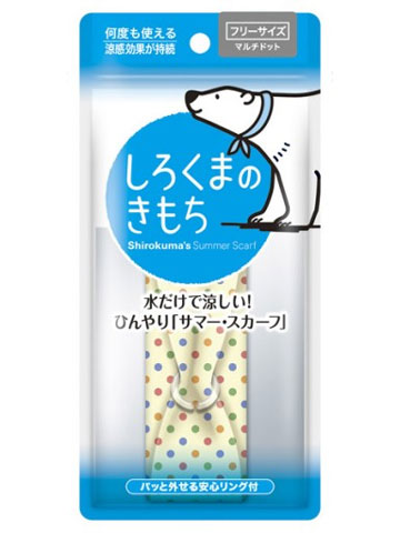 【よりどり2個で送料無料】【防暑対策】しろくまのきもちサマー・スカーフマルチドットRF-006【smtb-m】【11★】よりどり2個で送料無料！