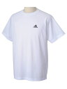 【送料無料】【5%OFF】adidas(アディダス)バトミントン S/S ビックロゴ Tシャツホワイト×ブラック MサイズRA219-O13204-M【11☆】