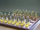 【レビューを書くと　送料無料】イタリア製チェスメン＆チェスボードlotario 176mw201r