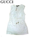グッチ アウトレット GUCCI アパレル ノースリーブ 340187-X6248 モダール XSサイズ ホワイト系【RCP】【0815楽天カード分割】【レディース】【コンビニ受取可】【s-mail03】