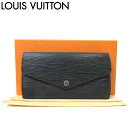 【最大3000円OFFクーポン&ポイント5倍】●訳あり● ルイ・ヴィトン LOUIS VUITTON LV 財布 M60582 エピ ポルトフォイユ・サラ かぶせ蓋長財布 ノワール【メンズ】【レディース】