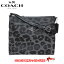 コーチ アウトレット COACH ショルダーバッグ F39036 ジャガード キャンバス レオパード柄 ミニ ジップ ファイルバッグ / クロスボディー SV/GY(グレー)【RCP】【0815楽天カード分割】