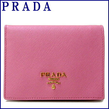 レビューを書いて送料無料！プラダ PRADA 財布1M0204 二つ折り財布SAFFIANO METAL(型押しカーフ)GERANIO(ピンク系)激安%OFF！レディース セール 【yokohama】【RCPmara1207】