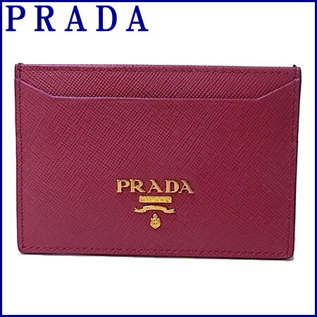 レビューを書いて送料無料！!プラダ PRADA カードケース1M0208 名刺入れ/カード入れ マチなしSAFFIANO(型押しカーフ)IBISCO(フューシャピンク系)激安%OFF！メンズ/レディース セール 【yokohama】