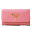 レビューを書いて送料無料！プラダ PRADA　1M0222 6連キーケース SAFFIANO METAL　GERANIO（ピンク系）激安45%OFF！メンズ/レディース セール ★☆★1万円以上で必ず♪選べるプレゼント!!★☆★　●レビューを書いて送料無料送料無料●