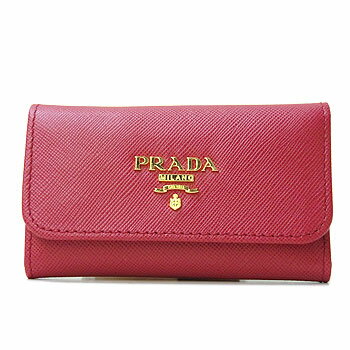 ●訳あり・ギャラ無●　レビューを書いて送料無料！プラダ PRADA　1M0222 6連キーケース SAFFIANO METAL　IBISCO（フューシャピンク系）激安45%OFF！メンズ/レディース セール 【楽ギフ_包装】【smtb-TD】【yokohama】【YDKG-td】★☆★1万円以上で必ず♪選べるプレゼント!!★☆★●レビュー書いて送料無料●