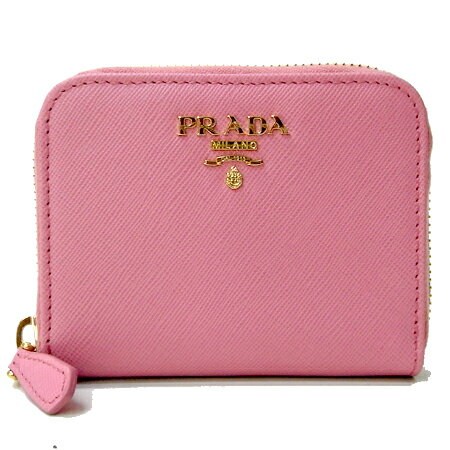 レビューを書いて送料無料！!プラダ PRADA 財布1M0268　コインパースSAFFIANO METAL(型押し)・GERANIO(ピンク系 )激安%OFF！レディース セール 【楽ギフ_包装】【smtb-TD】【yokohama】【YDKG-td】【RCPmara1207】★☆★1万円以上で必ず♪選べるプレゼント!!★☆★　●レビューを書いて送料無料●