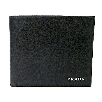 レビューを書いて送料無料！プラダ PRADA 財布2M0738 二つ折り財布VITELLO1(カーフ)NERO(ブラック)激安%OFF！メンズ/レディース セール 【yokohama】