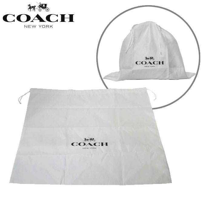 【単品購入可】<strong>COACH</strong> コーチ 専用 保存袋 ■横長タイプ ロゴ ホワイト系 ■ (非売品入手困難) バッグ <strong>トートバッグ</strong> ショルダー ポーチ 用【代引不可】【メール便のみ(ネコポス)】【送料込】【ギフト】