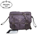 【中古(Bランク)】プラダ バッグ ショルダーバッグ PRADA バッグ ナイロン 斜めがけ BT0687 TESSUTO+SAFFIANO / MIRTILLO+VIO(パープル系) レディース 送料無料
