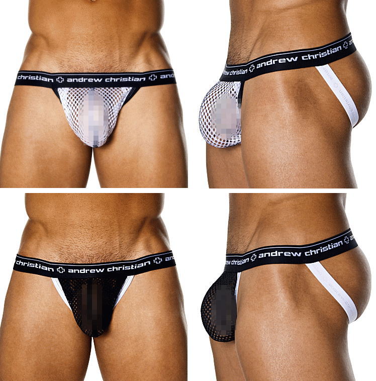 Super Mesh Jock スーパーメッシュ ジョックスポーティーなスーパーメッシュ・ジョックストラップパンツ　湿り気がすぐとれるので、特に旅行やスポーツにおすすめ！