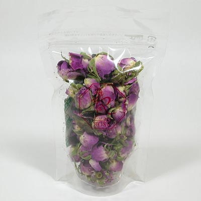 『ダマスクローズつぼみ（ドライ）』1年に一度だけ咲く香り高いブルガリア産ダマスクローズの花をつぼみのままドライにしました。
