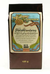 【<strong>北欧紅茶</strong>100gリフィル セーデルブレンド】Soder Brend茶葉 約40〜45杯分 高品質 ブレンドティー 自然の花々とフルーツ 甘く癒される香り ストレートがおすすめ 一番人気のブレンド スウェーデン王室 ストックホルム 簡易<strong>ギフト</strong>包装無料