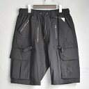 blackmeans nylon short-pants