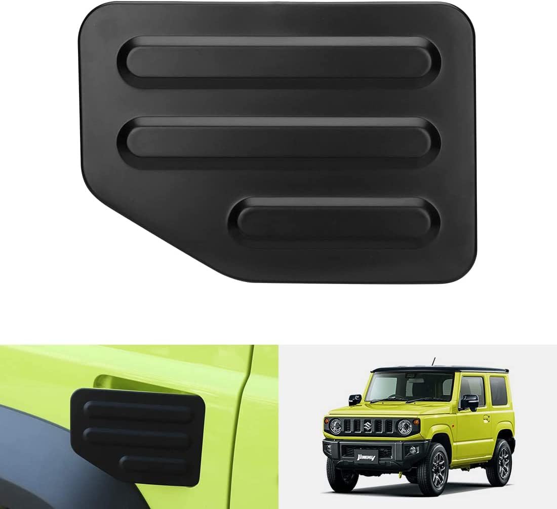 新型スズキジムニー JB64 JB74 給油口カバー フューエルリッドカバー 燃料タンクキャップ 外装 アクセサリー 耐摩擦 耐汚れ ブラック