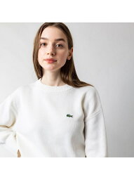 【SALE／40%OFF】リネンブレンドブライトカラーニット<strong>セーター</strong> LACOSTE <strong>ラコステ</strong> トップス ニット ホワイト グリーン ブルー【RBA_E】【送料無料】[Rakuten Fashion]