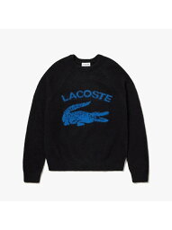 【SALE／40%OFF】<strong>ラコステ</strong>グラフィッククルーネック<strong>セーター</strong> LACOSTE <strong>ラコステ</strong> トップス ニット ブラック ベージュ【RBA_E】【送料無料】[Rakuten Fashion]