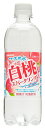 サンガリア 伊賀の天然水白桃スパークリングP500×24